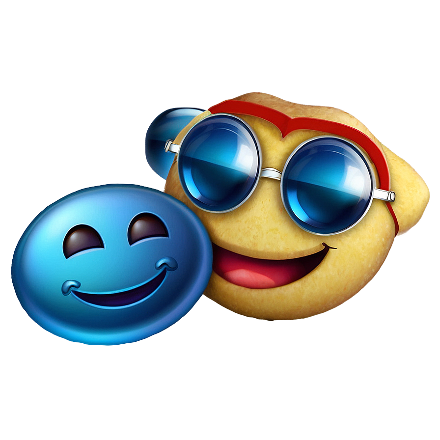 Nostalgic Blue Emoji Png Gallery Msg10 PNG image