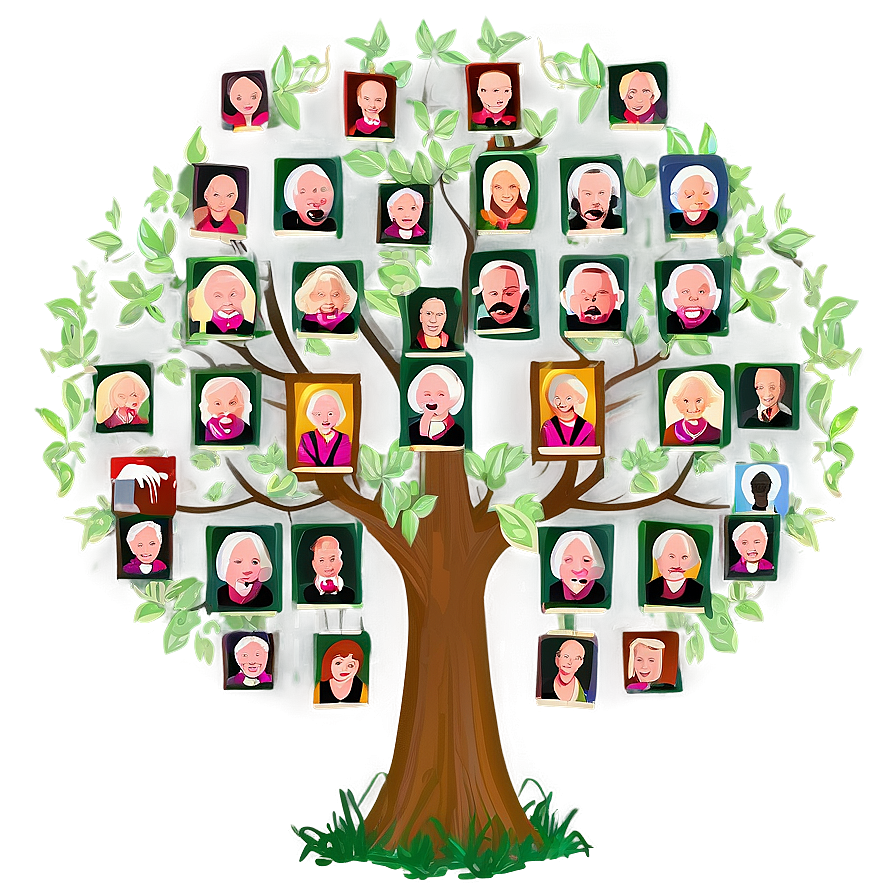 Nostalgic Family Reunion Tree Png 60 PNG image