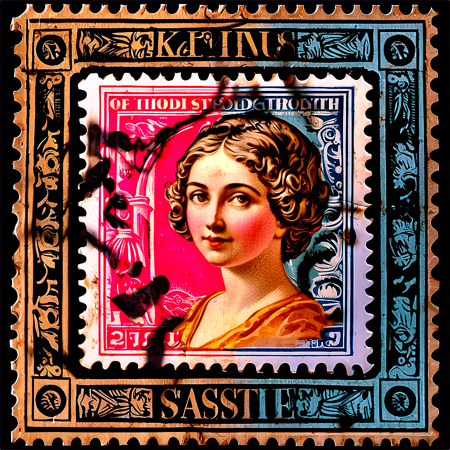 Nostalgic Postage Stamp Png 45 PNG image