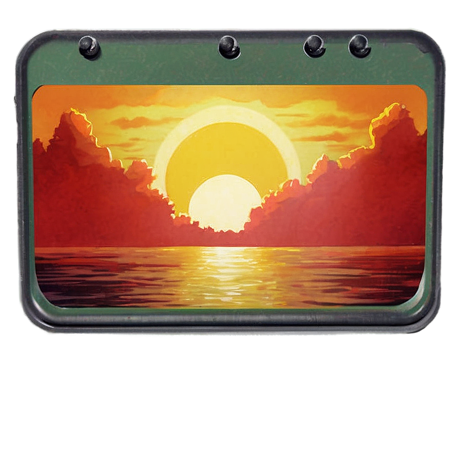 Nostalgic Sunset Horizon Png 45 PNG image