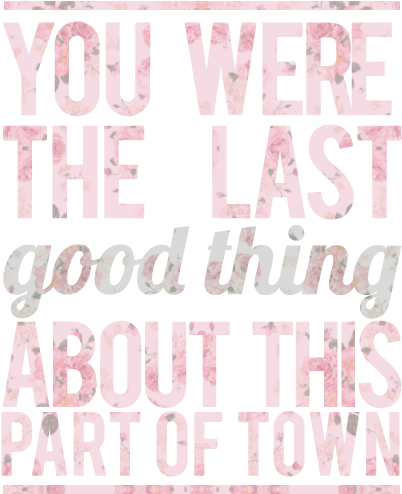 Nostalgic Town Quote PNG image