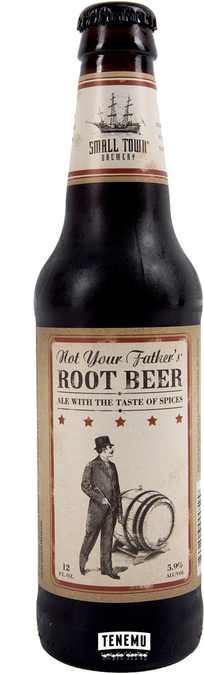 Not Your Fathers Root Beer Bottle PNG image