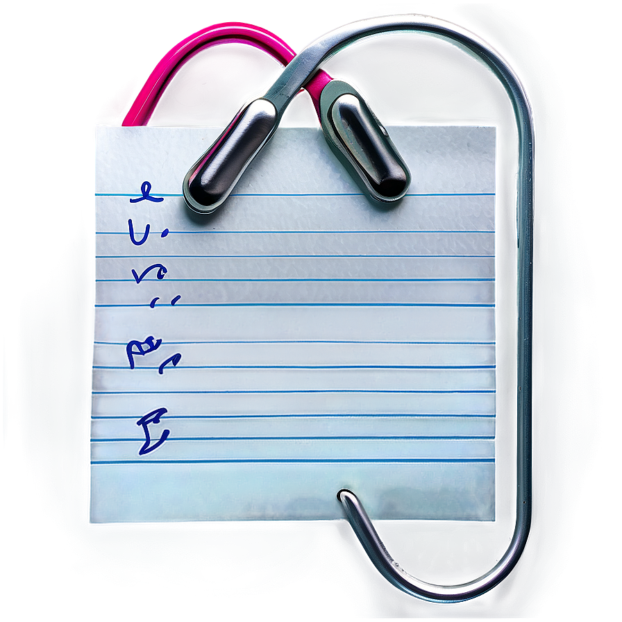 Note Paper Clip Png Ddv28 PNG image