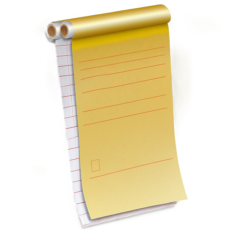 Note Paper With Sticky Tape Png 06262024 PNG image