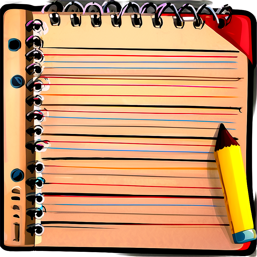 Notebook Paper Clipart Png Knj PNG image