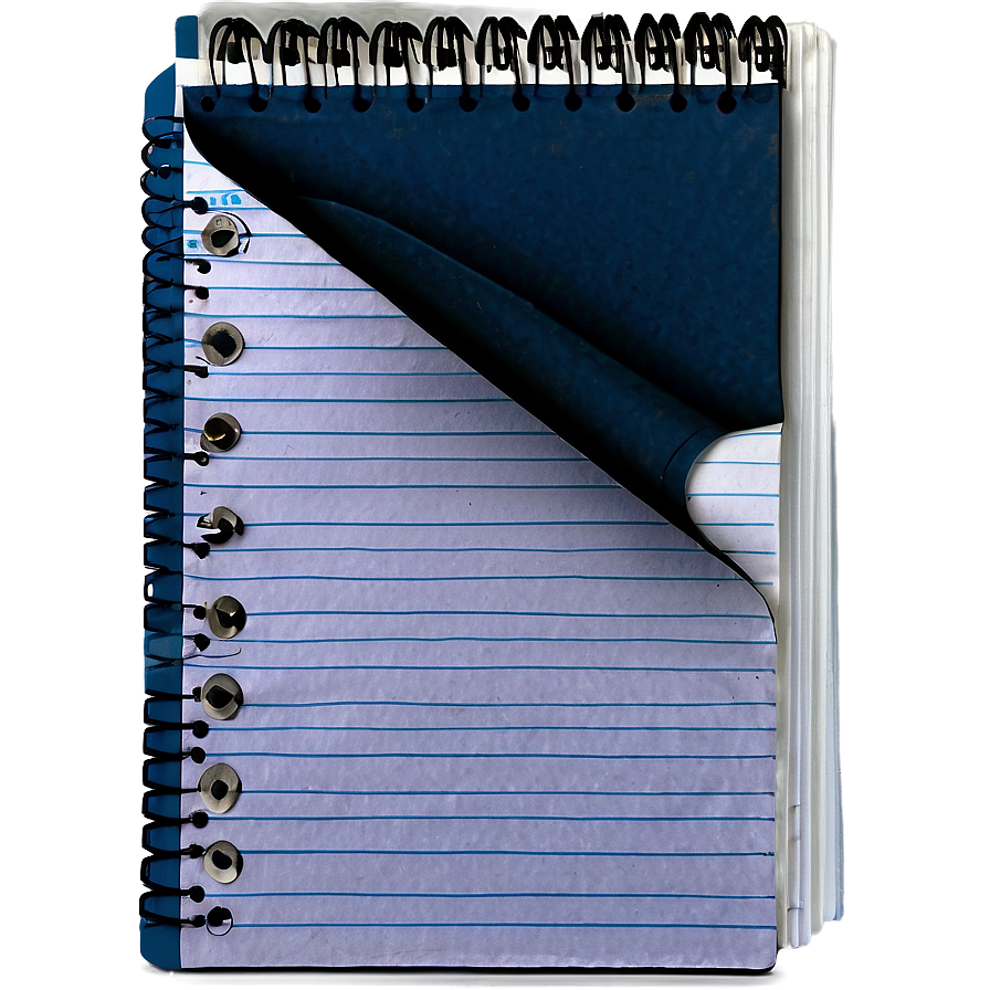 Notebook Paper Sheet Png Erg2 PNG image