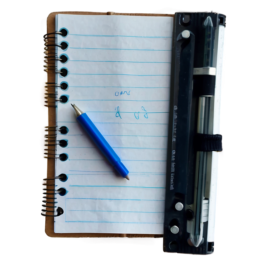 Notebook Paper With Fold Png 14 PNG image