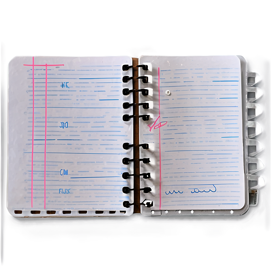 Notebook Paper With Holes Png 55 PNG image