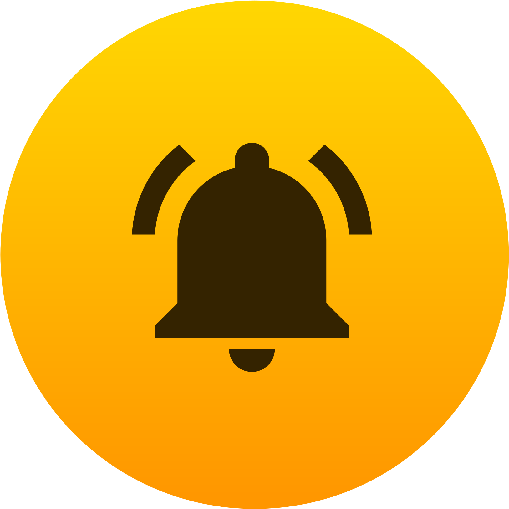 Notification Bell Icon PNG image