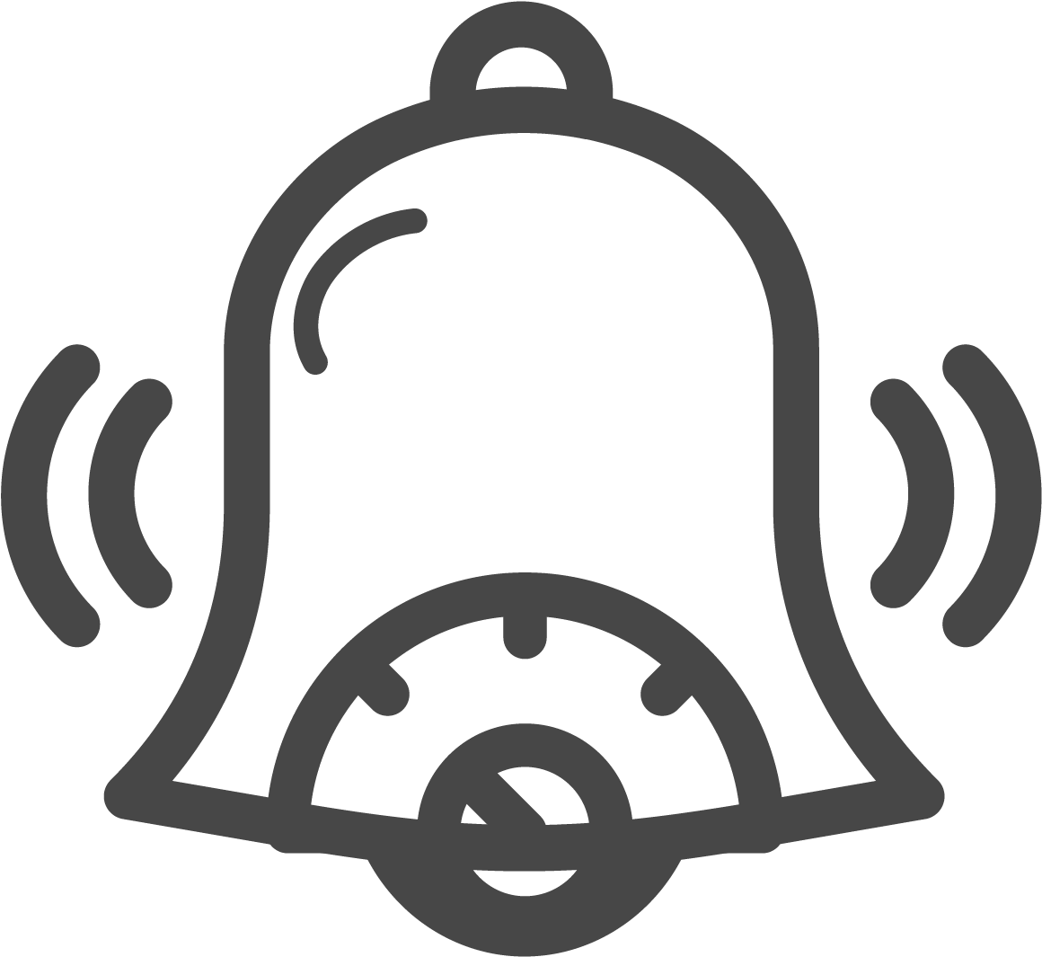 Notification Bell Icon PNG image