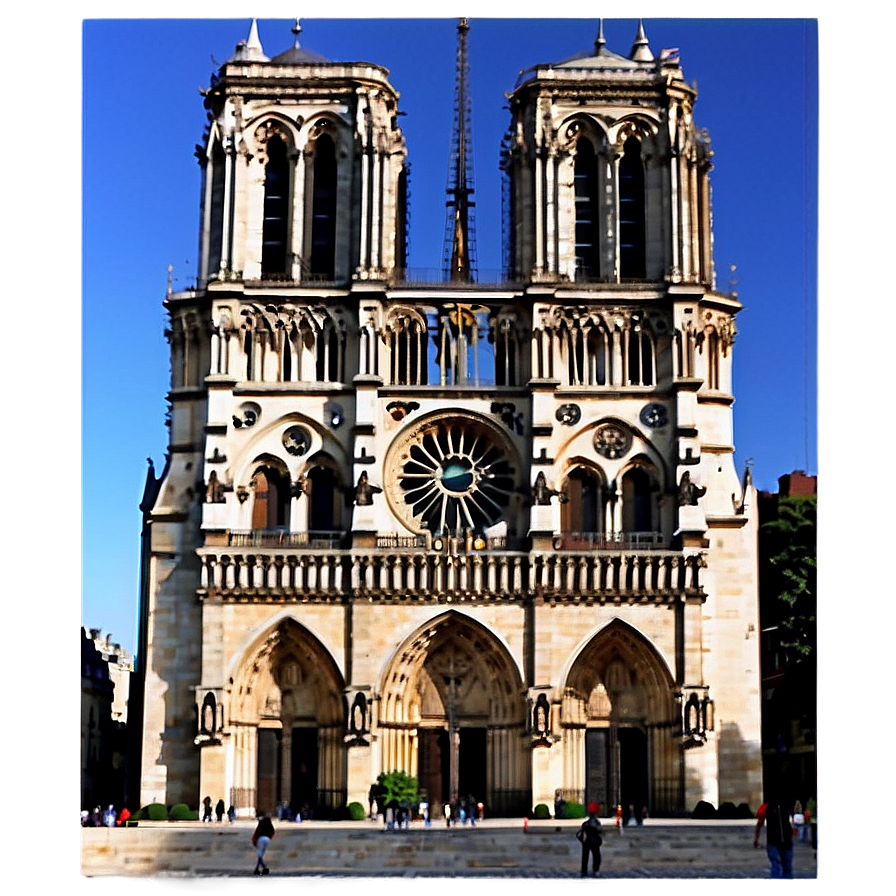 Notre Dame Historic Edifice Png 28 PNG image