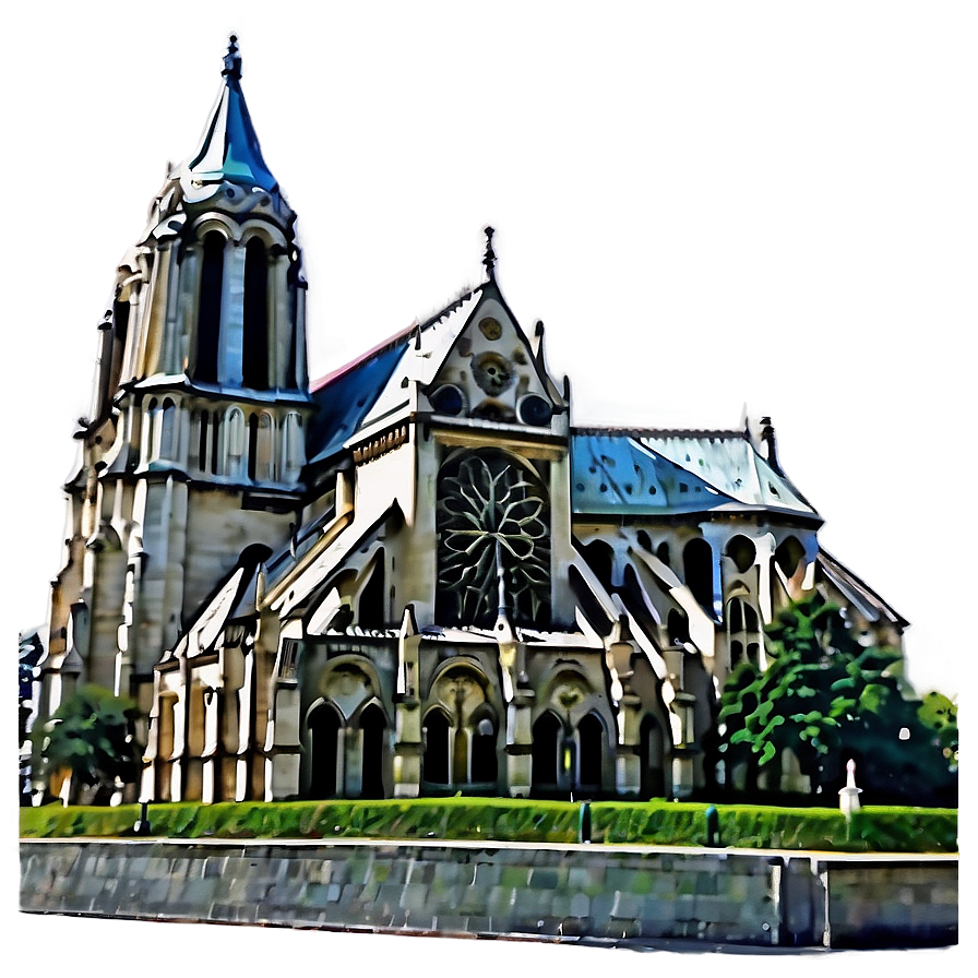 Notre Dame Historic Edifice Png Nas70 PNG image