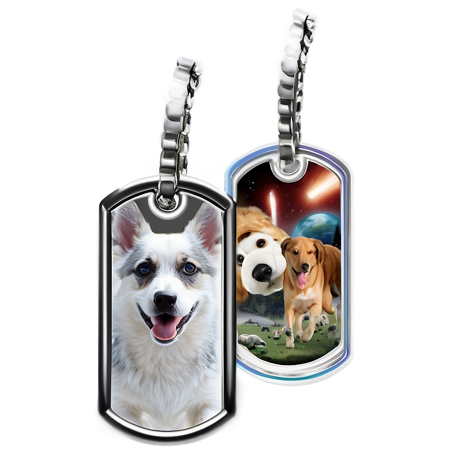 Novelty Dog Tags Png 06212024 PNG image