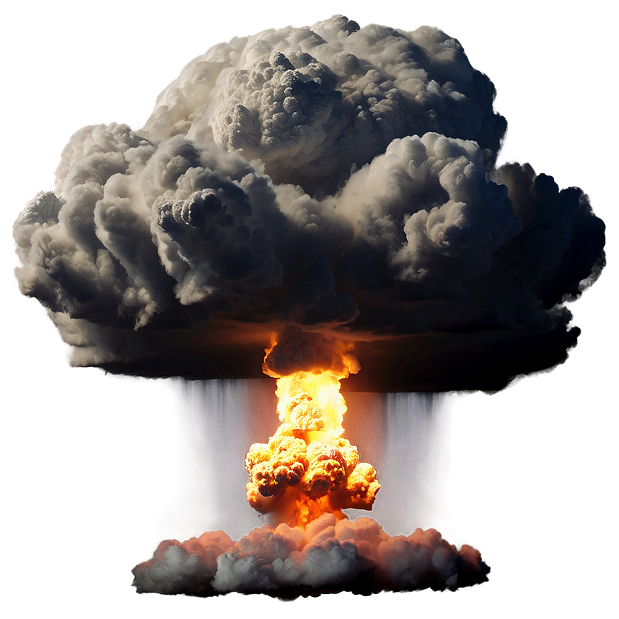 Nuclear Bomb Explosion Cloud Png 05252024 PNG image