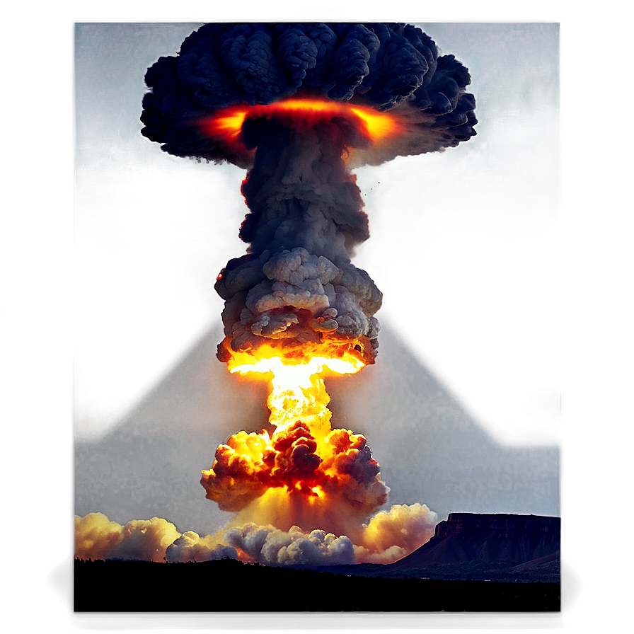 Nuclear Bomb Explosion Png 05252024 PNG image