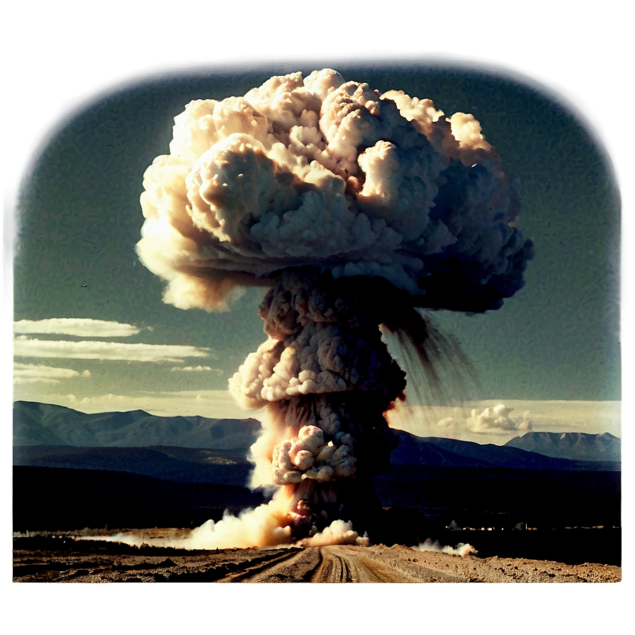 Nuclear Bomb Test Png Sat PNG image