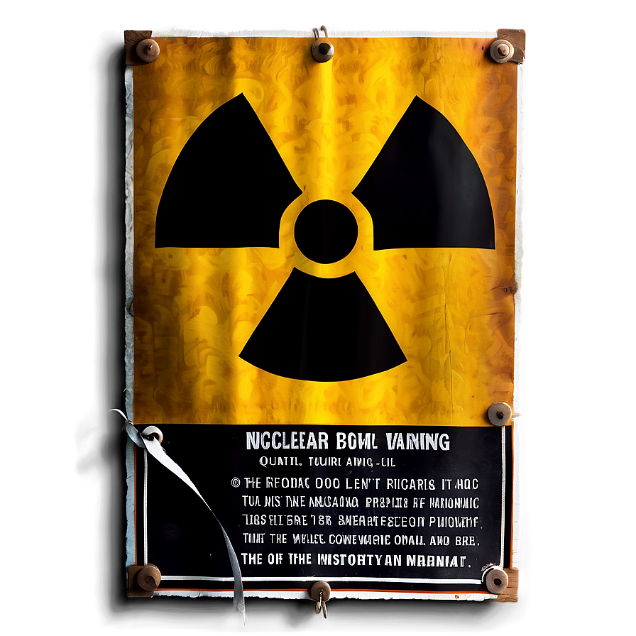 Nuclear Bomb Warning Sign Png Ovv33 PNG image