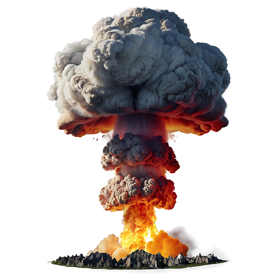 Nuclear Explosion Transparent Image Png 05262024 PNG image