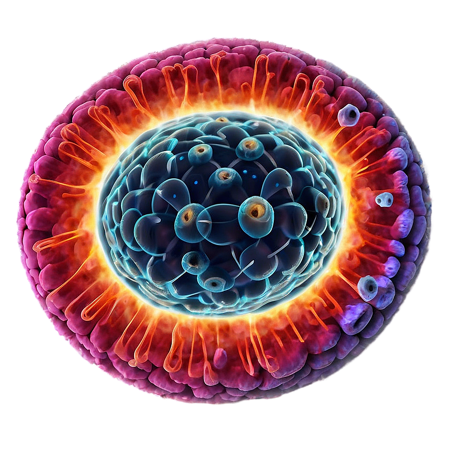 Nucleus In Animal Cell Png Bwr PNG image