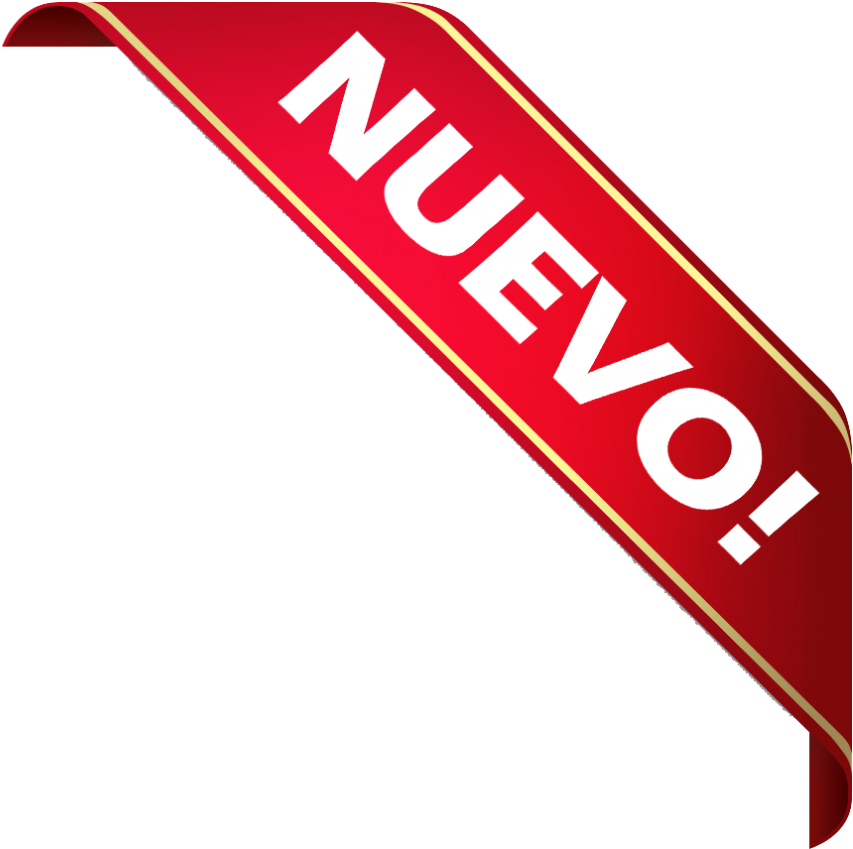 Nuevo Red Banner Graphic PNG image