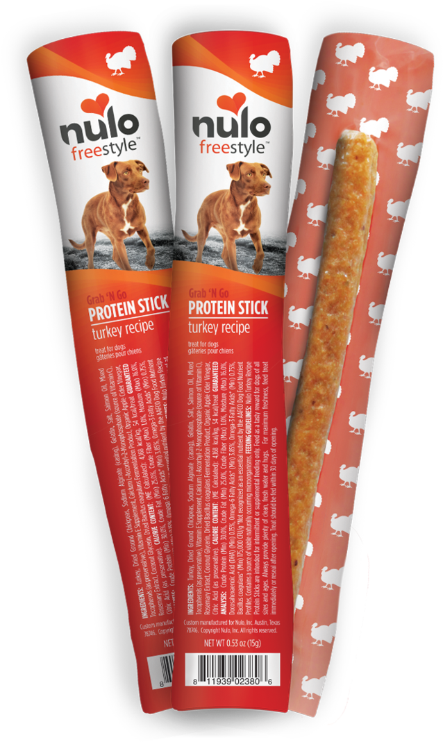 Nulo Freestyle Dog Protein Sticks PNG image