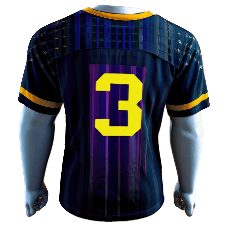 Number 3 Sports Jersey Png Cbw94 PNG image