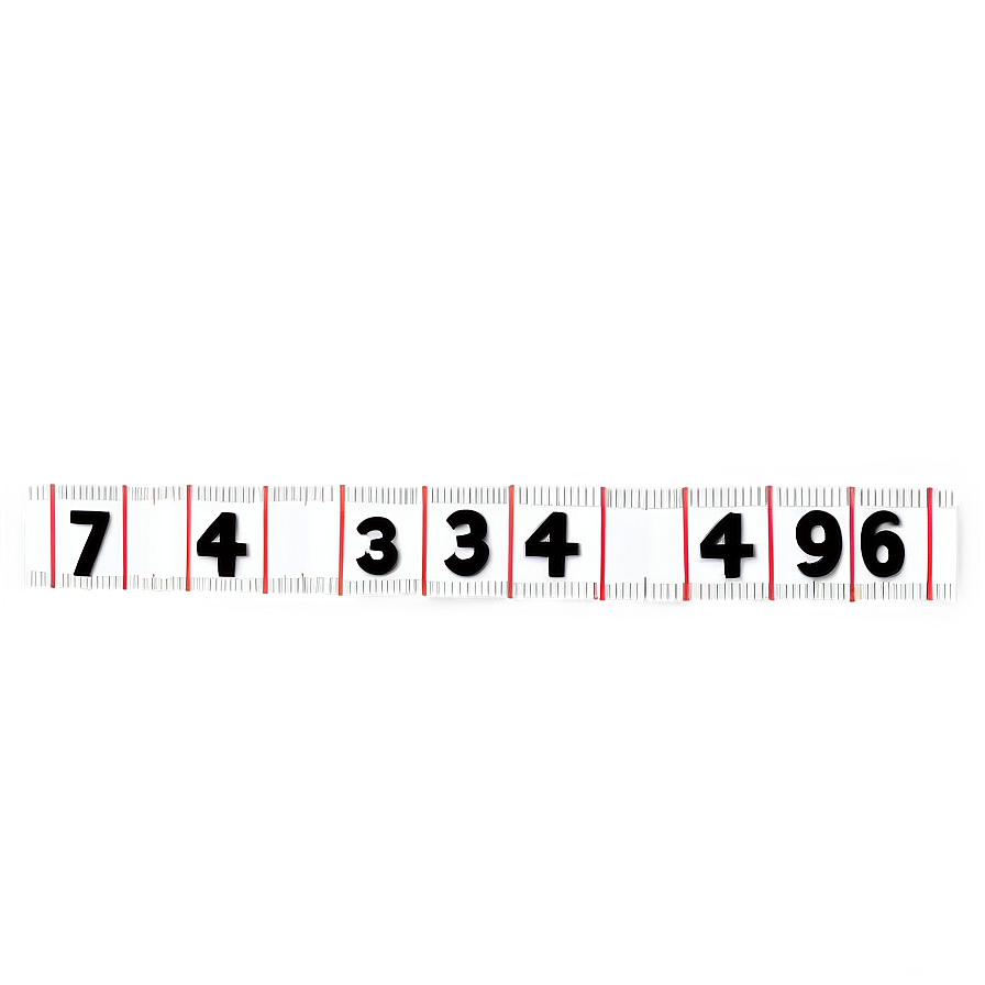 Number Line 1-100 Clipart Png 06132024 PNG image