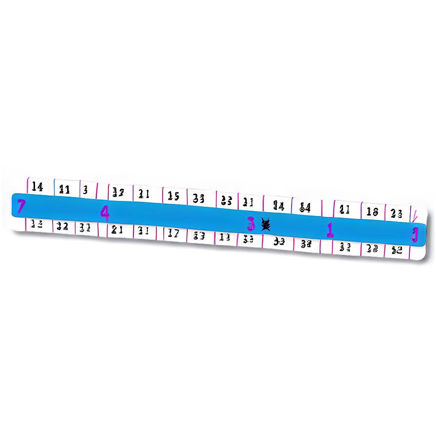 Number Line For Number Sequencing Png 79 PNG image