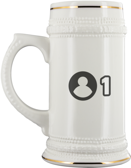 Number One Victory Royale Beer Mug PNG image