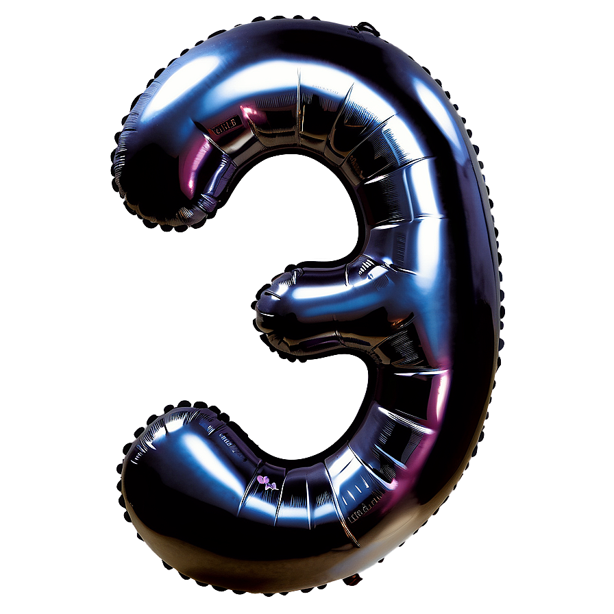 Number Shaped Balloon Png Jlv28 PNG image