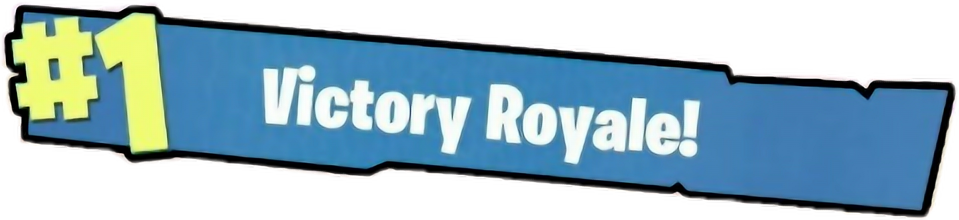 Number1 Victory Royale Banner PNG image