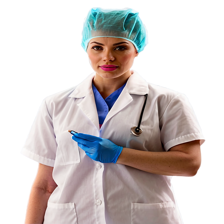 Nurse In Laboratory Png Edw PNG image