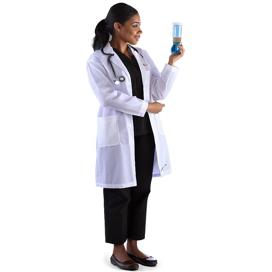 Nurse In Laboratory Png Wrt PNG image