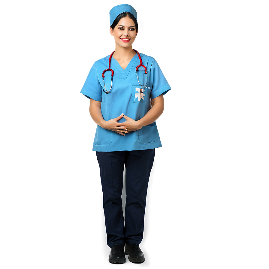 Nurse With Ambulance Png 05242024 PNG image