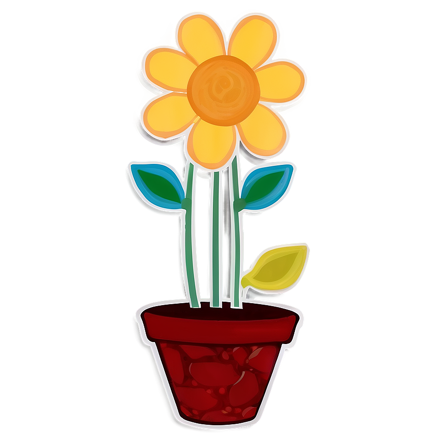 Nursery Flower Cricut Png 06282024 PNG image