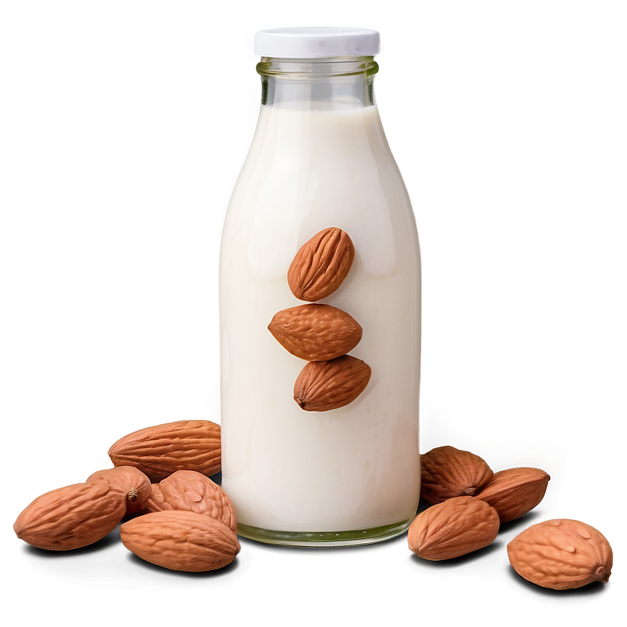 Nutritious Almond Milk Png Uah PNG image