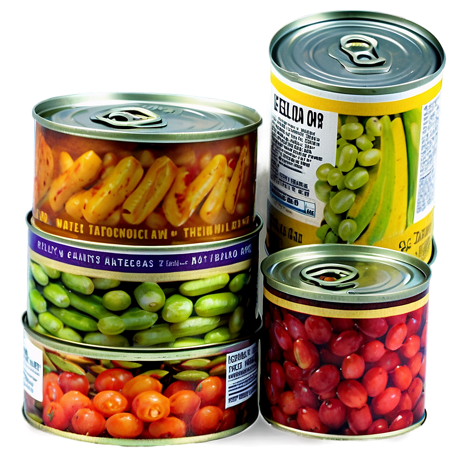 Nutritious Canned Food Options Png Ybe PNG image