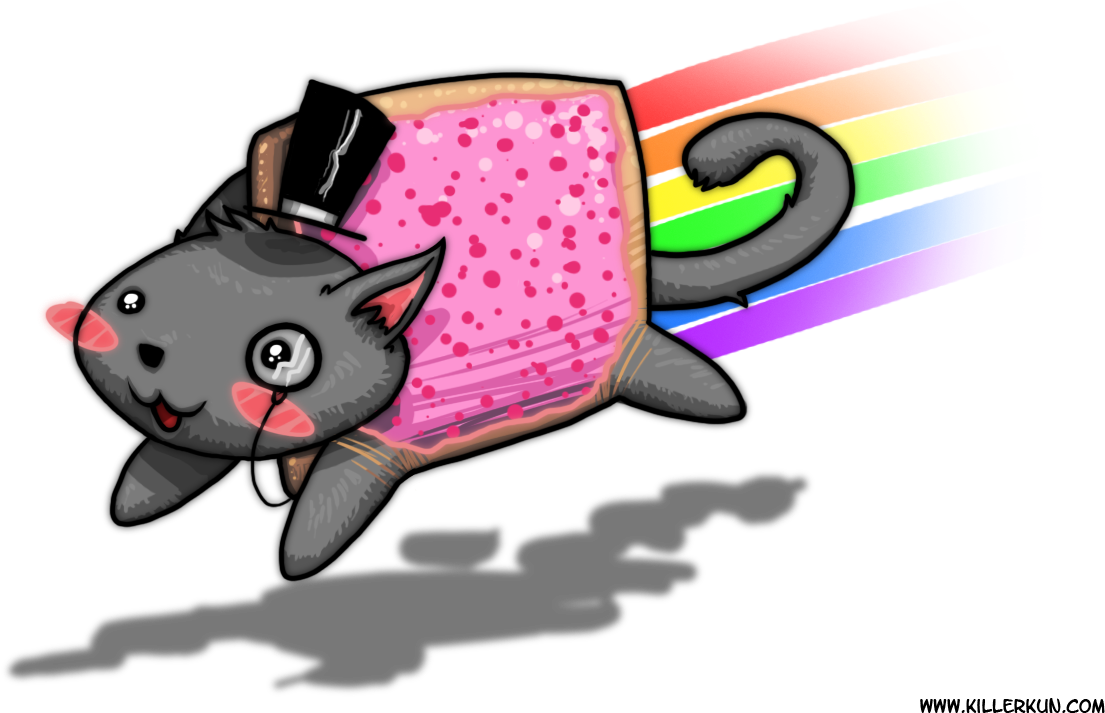 Nyan Cat Original Illustration PNG image