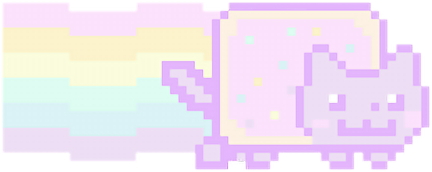 Nyan_ Cat_ Pixel_ Art.png PNG image