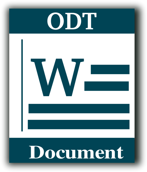 O D T File Icon PNG image