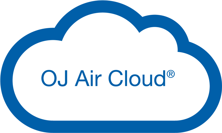 O J Air Cloud Logo PNG image