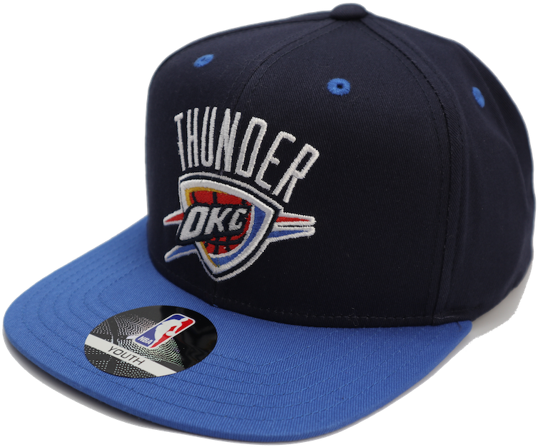 O K C Thunder Baseball Cap PNG image