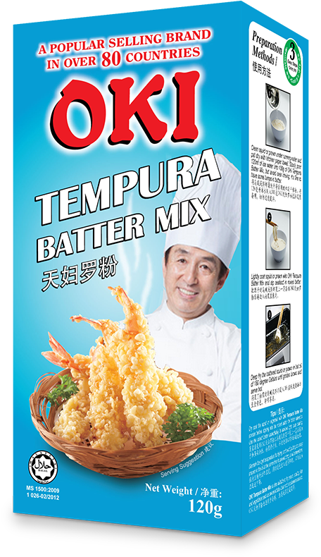 O K I Tempura Batter Mix Package PNG image