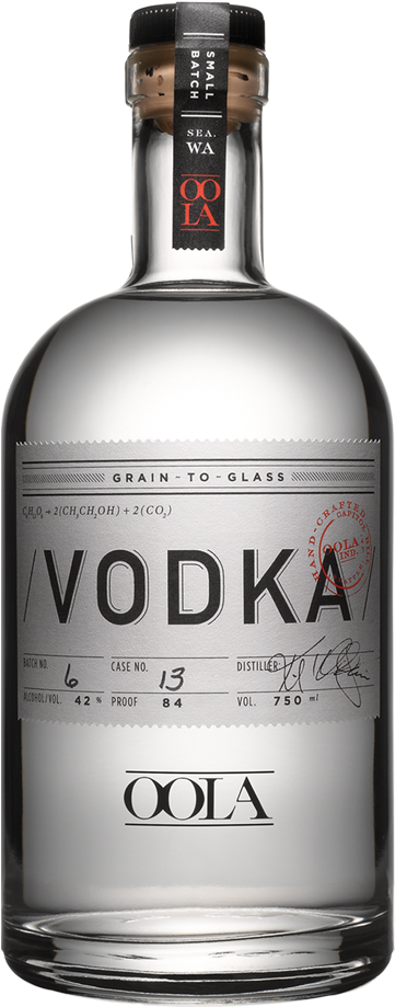 O O L A Vodka Bottle PNG image