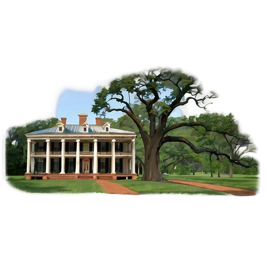 Oak Alley Plantation Png 48 PNG image