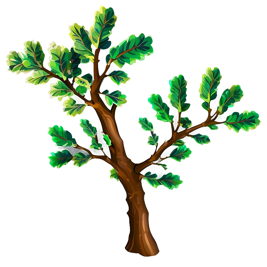 Oak Tree Branch Png 05252024 PNG image