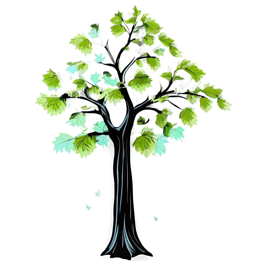 Oak Tree Elevation Art Png Ngk PNG image