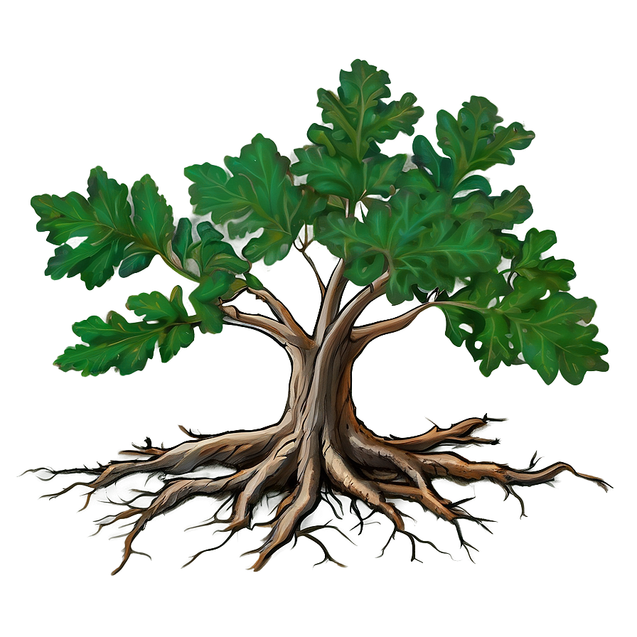 Oak Tree Root System Png 06262024 PNG image