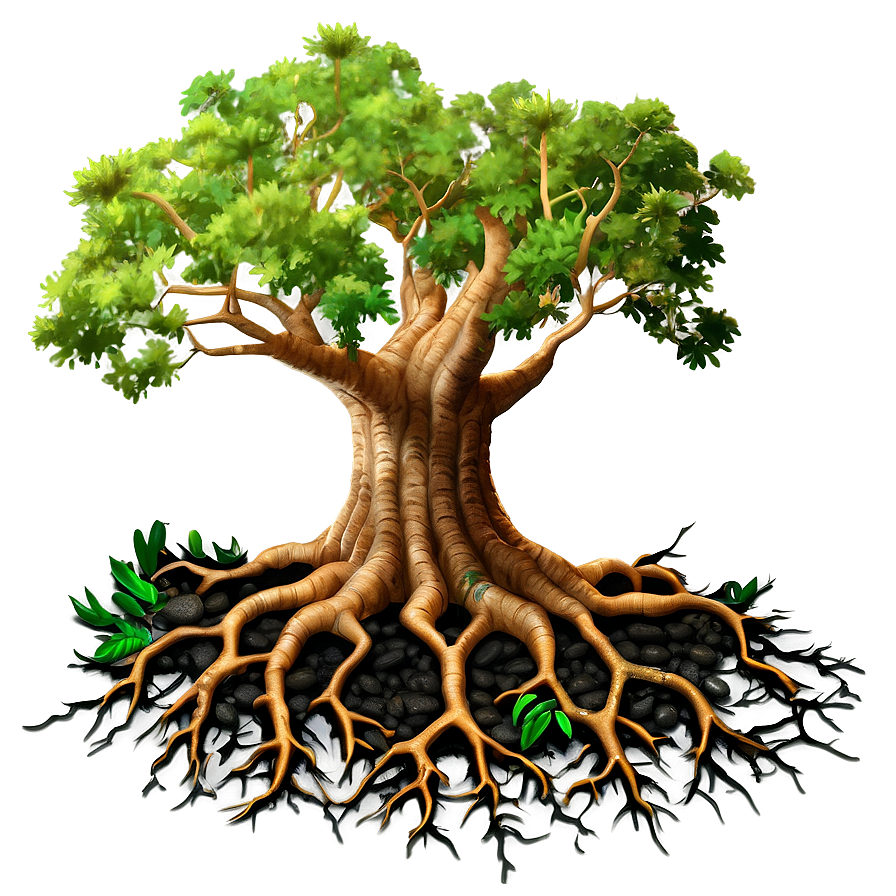 Oak Tree Root System Png Wve98 PNG image