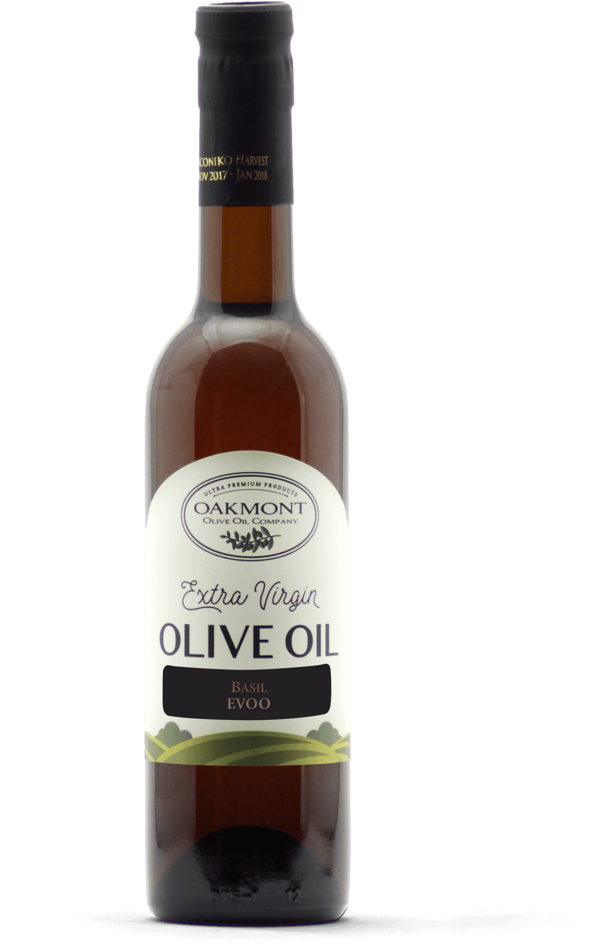 Oakmont Extra Virgin Olive Oil Bottle PNG image